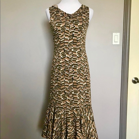 Art Deco Geometric Dress - Picture 3 of 6